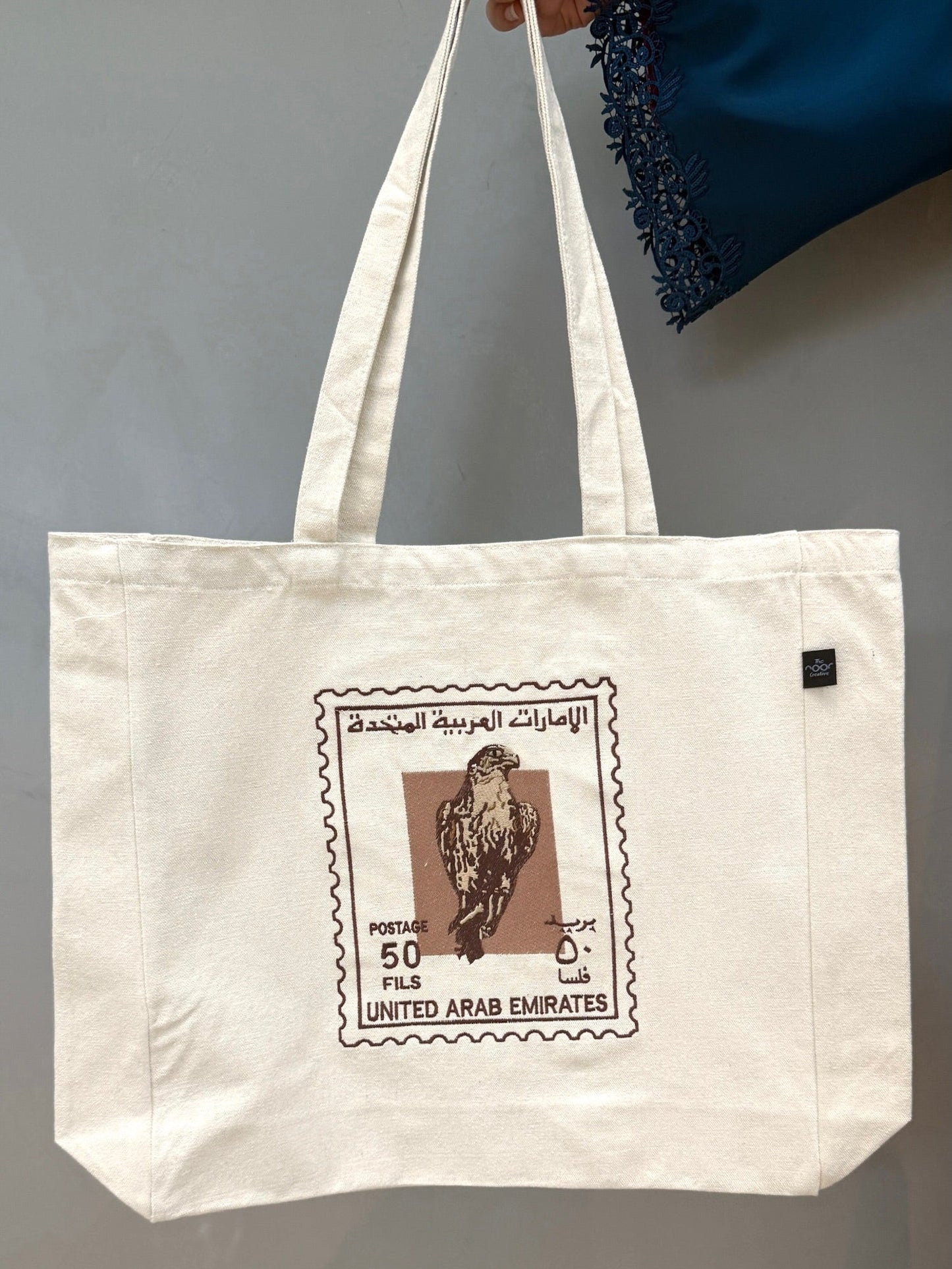 Large Falcon Stamp Tote