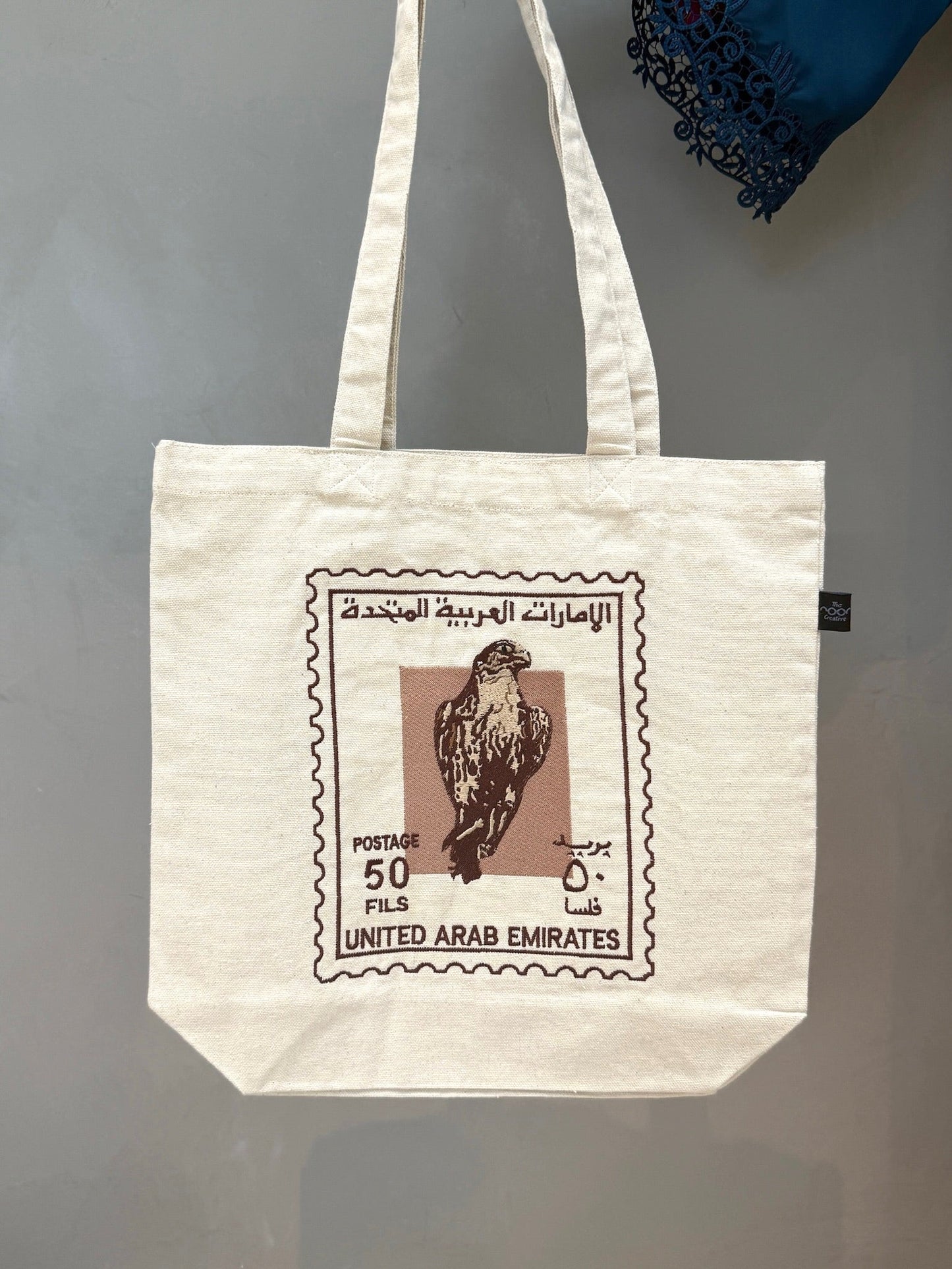 Small Falcon Stamp Tote