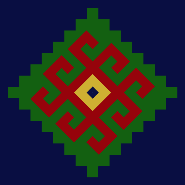 Navy Blue Karawana Tote