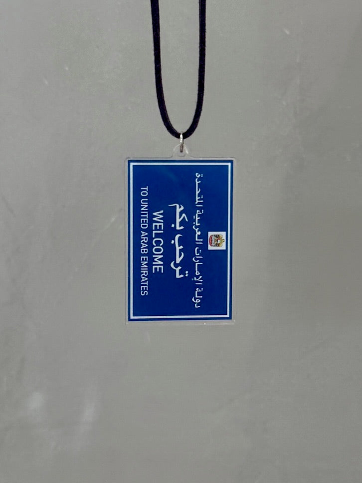 Welcome To UAE Hanging Charm