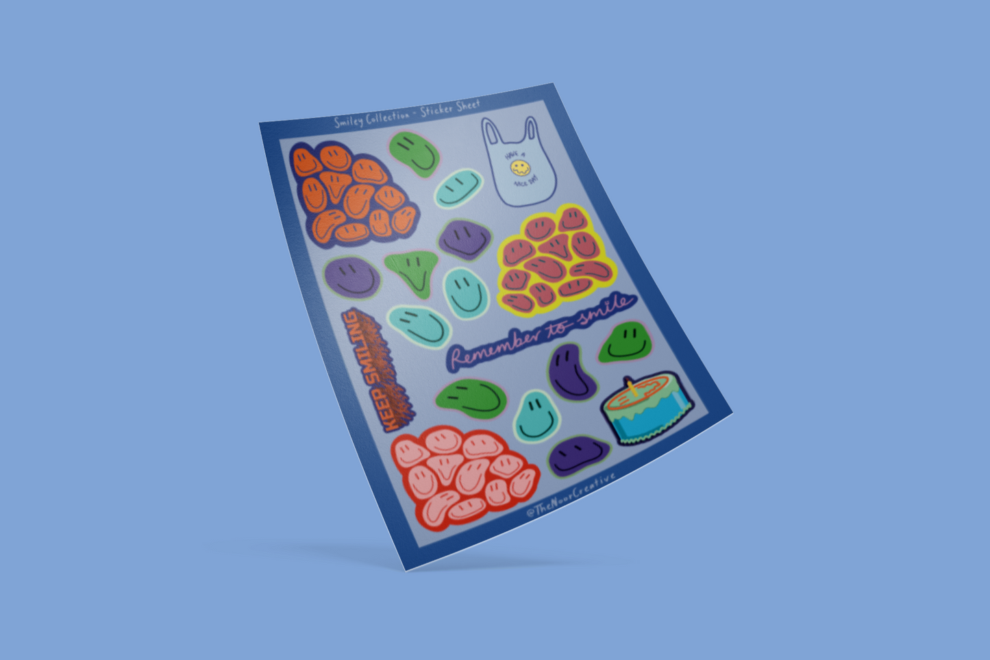 Smiley Collection Sticker Sheet