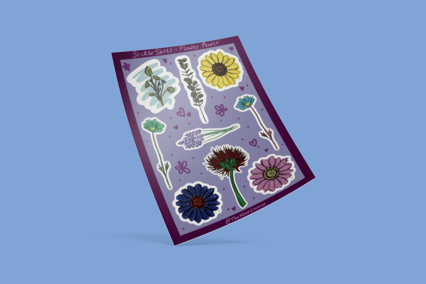 Flower Power Sticker Sheet