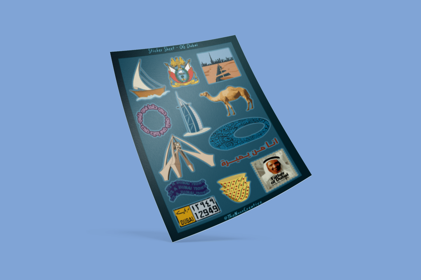 OG Dubai Sticker Sheet