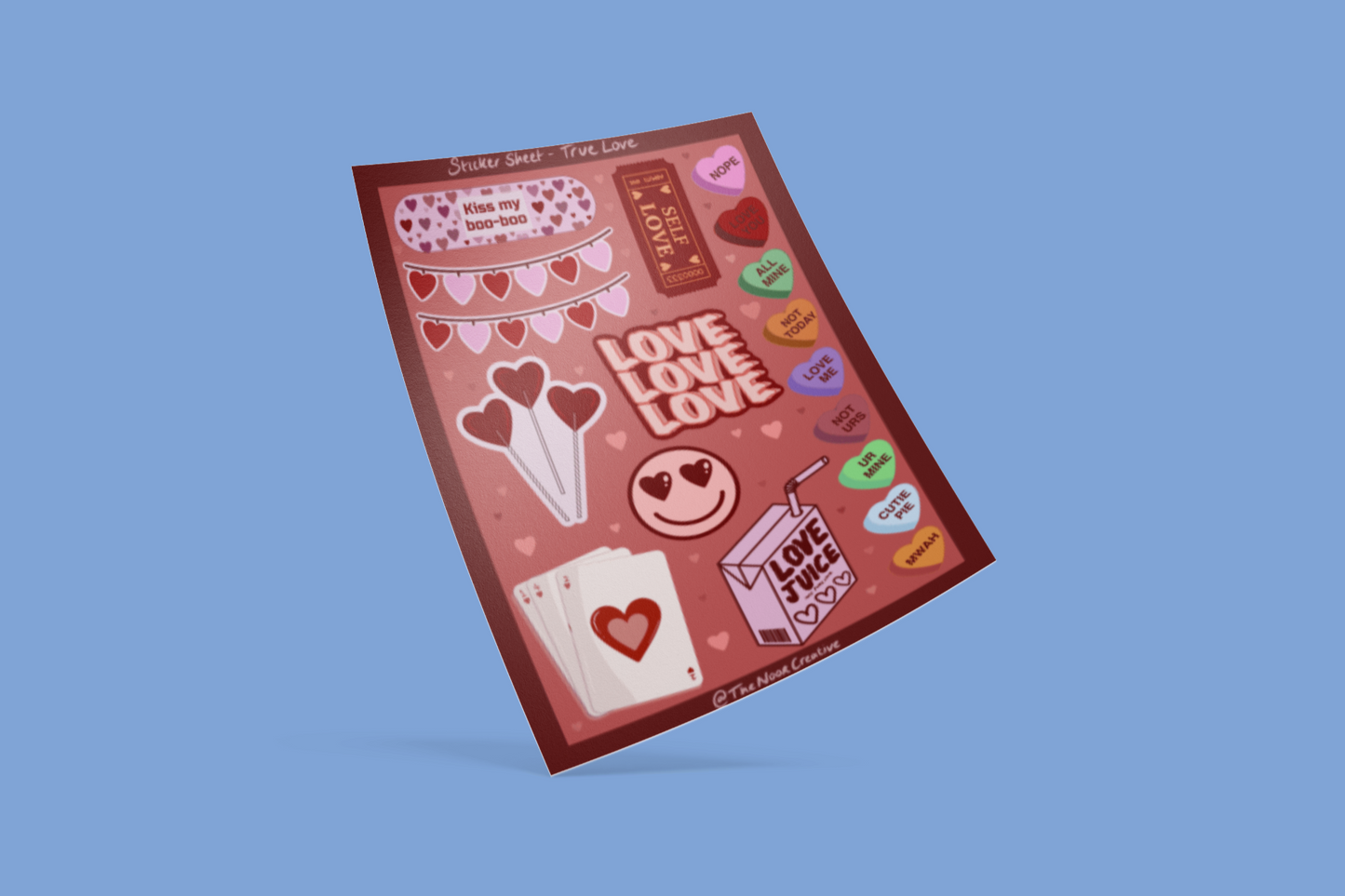 True Love Sticker Sheet