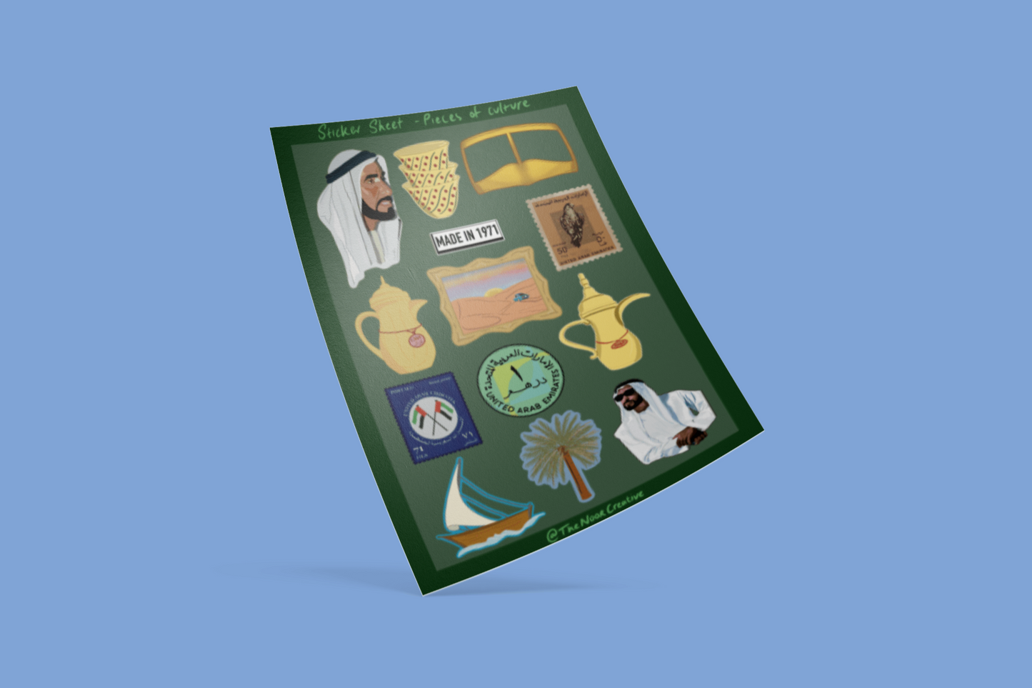 Pieces Of Culture Sticker Sheet