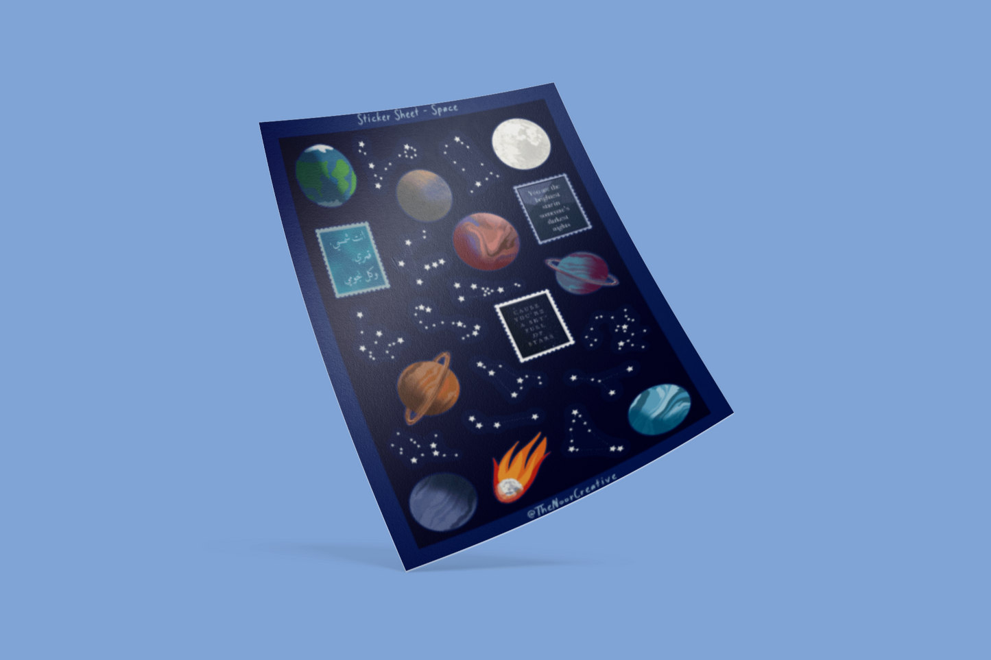 Space Sticker Sheet