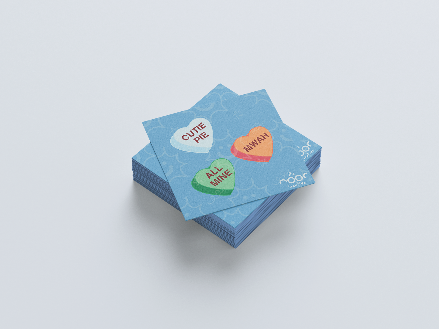 Cutie Pie Hearts Sticker