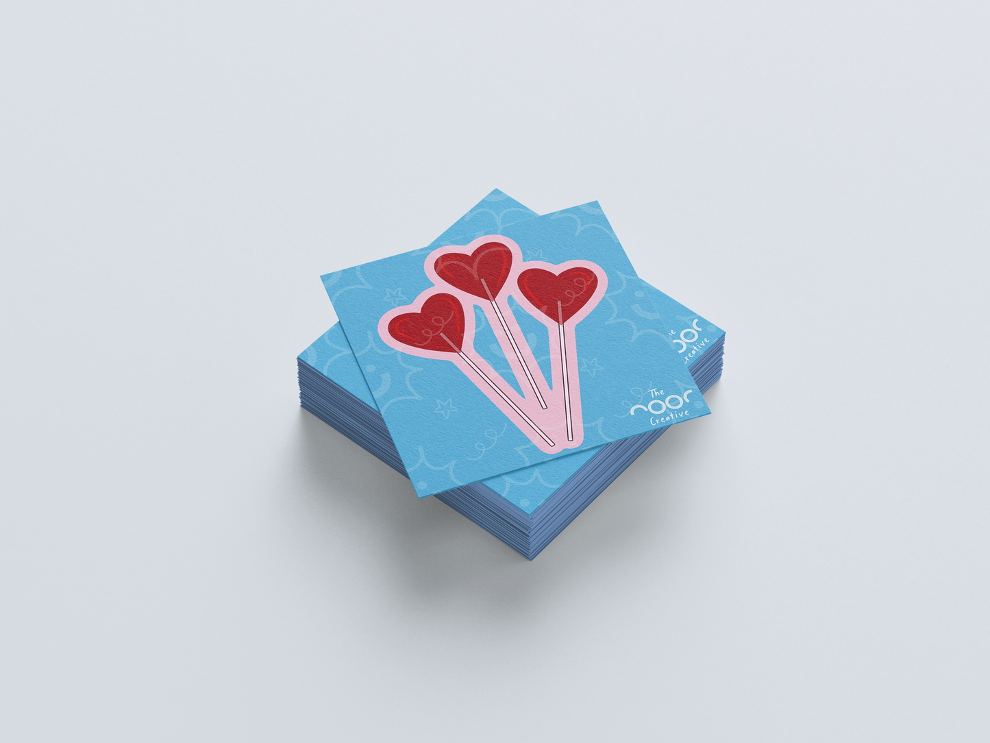 Heart Lollipops Sticker