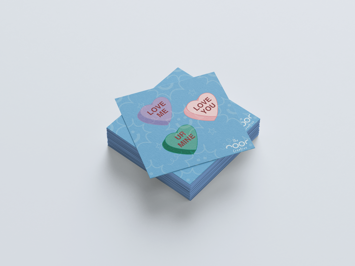 Love Me Hearts Sticker