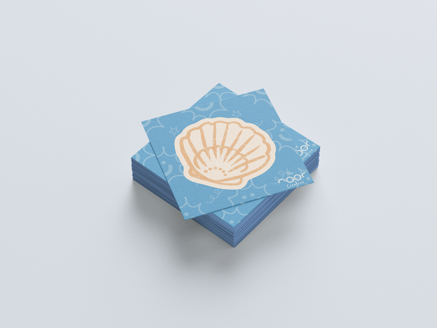 Scallop Shell Sticker