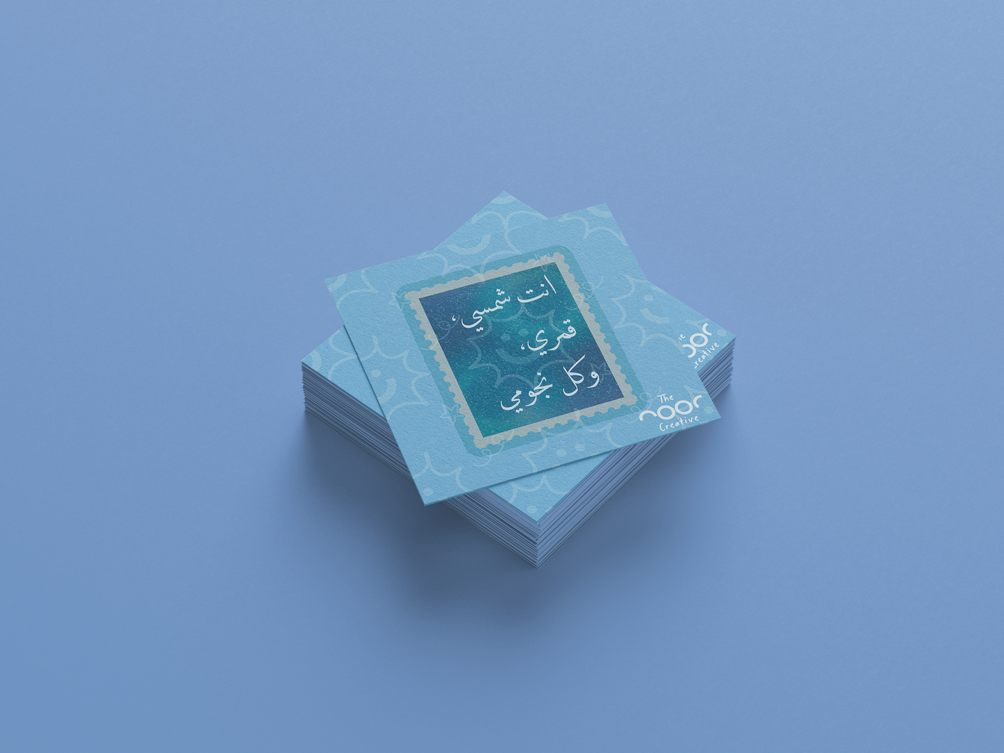 Sun, Moon, Stars Stamp Sticker