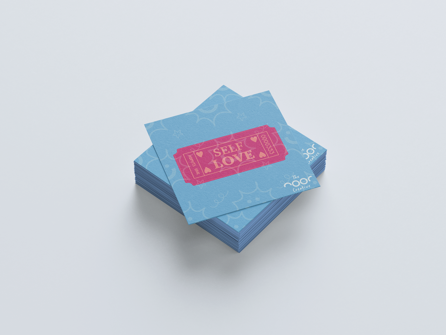 Self Love Ticket Sticker
