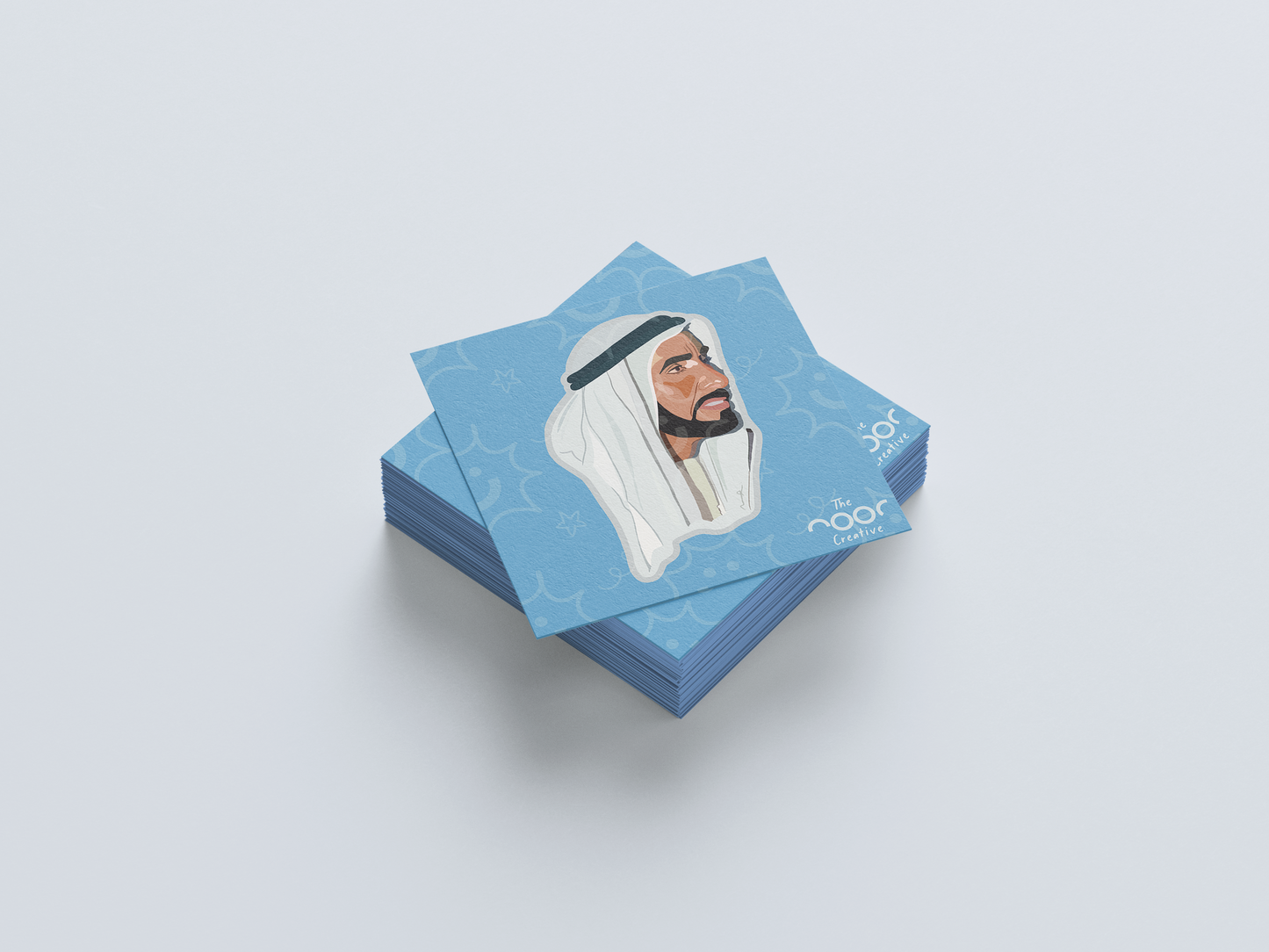 Baba Zayed Bold Sticker