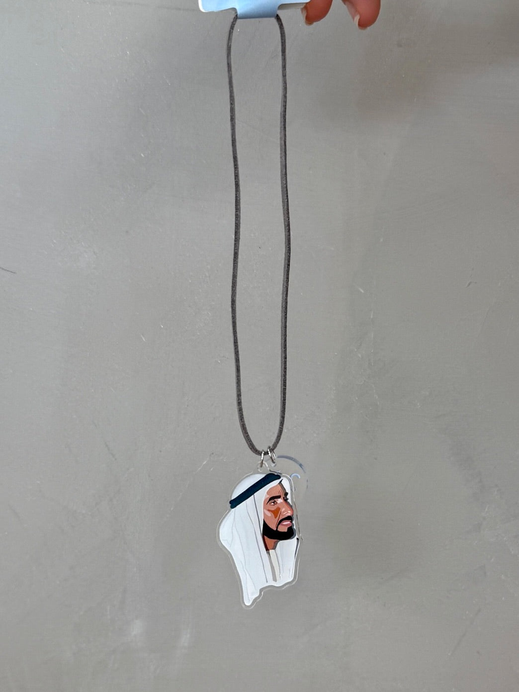 Sheikh Zayed Portrait Hanging Charm