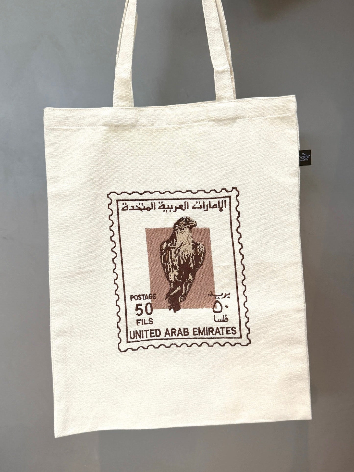 Custom Falcon Stamp Tote Bag
