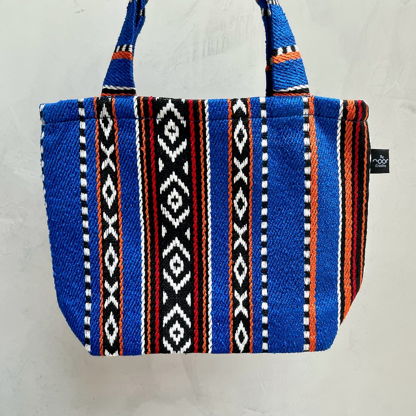 Royal Blue Sadu Mini Tote