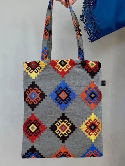 Dark Grey Karawana Tote