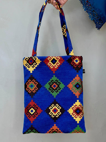 Royal Blue Karawana Tote