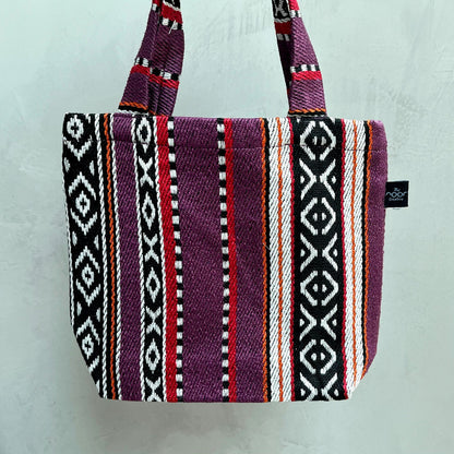 Purple Sadu Mini Tote