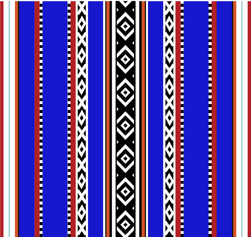 Royal Blue Sadu Mini Tote