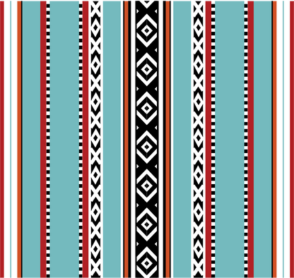 Turquoise Sadu Mini Tote