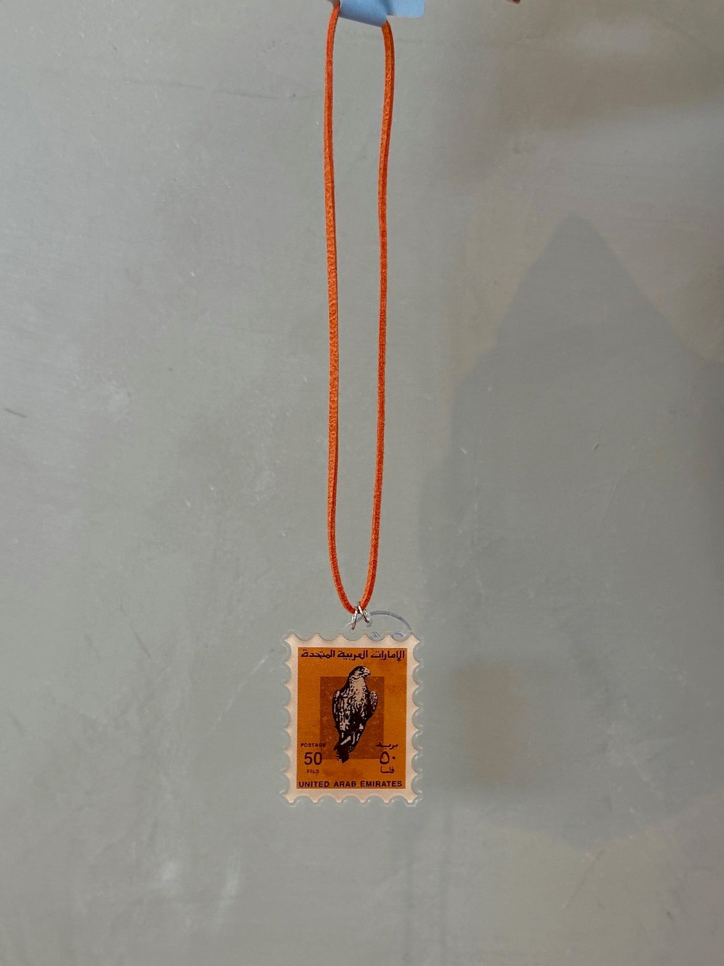 Falcon Stamp Hanging Charm