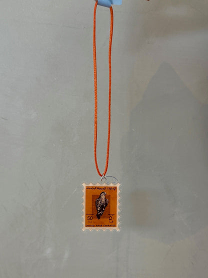 Falcon Stamp Hanging Charm