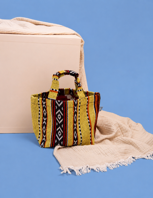 Yellow Sadu Mini Tote