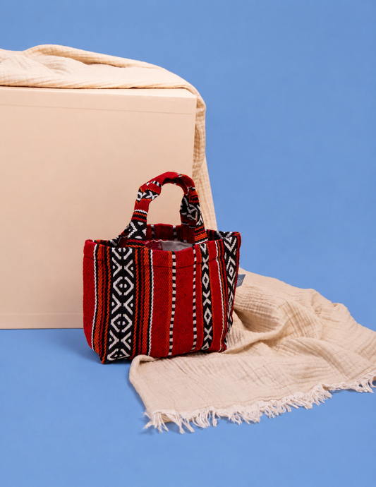 Red Sadu Mini Tote