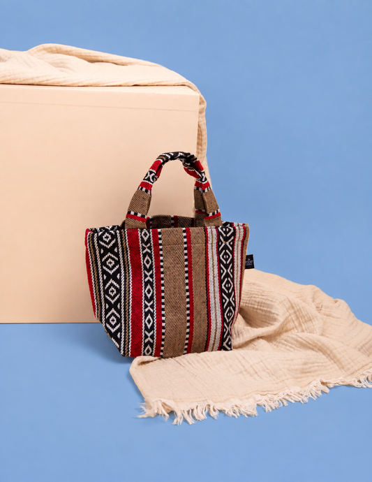 Brown Sadu Mini Tote