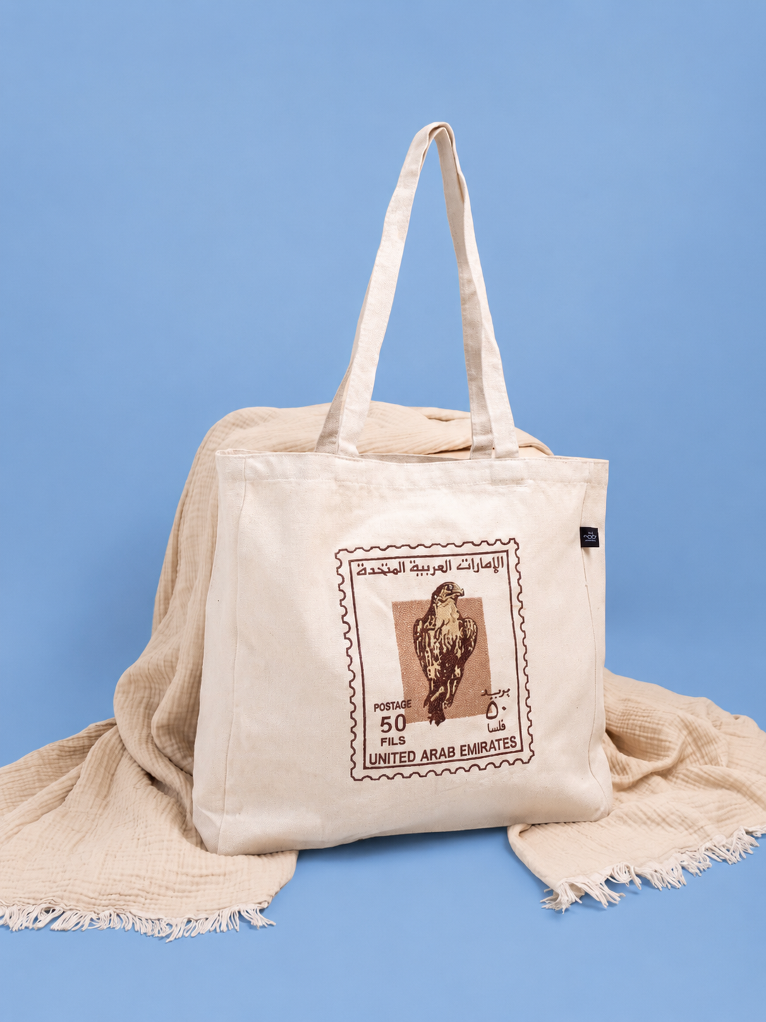 Large Falcon Stamp Tote