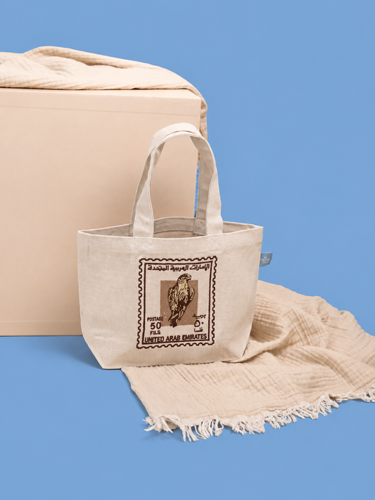 Mini Falcon Stamp Tote