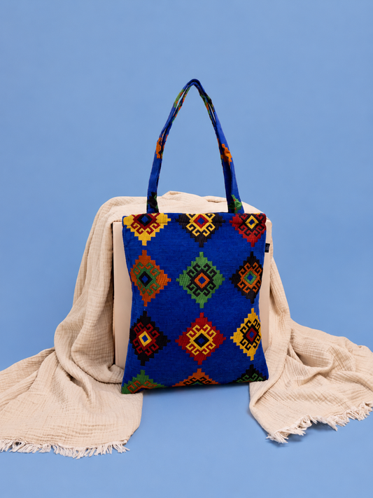 Royal Blue Karawana Tote