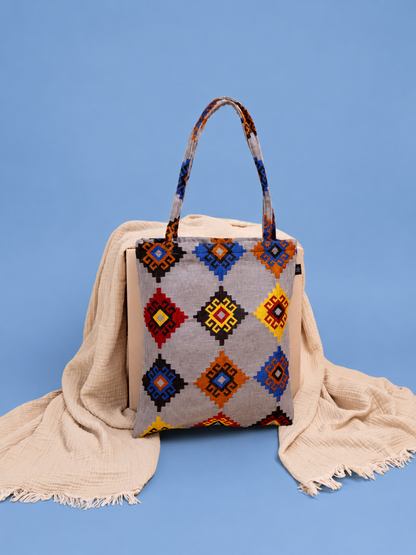 Light Grey Karawana Tote