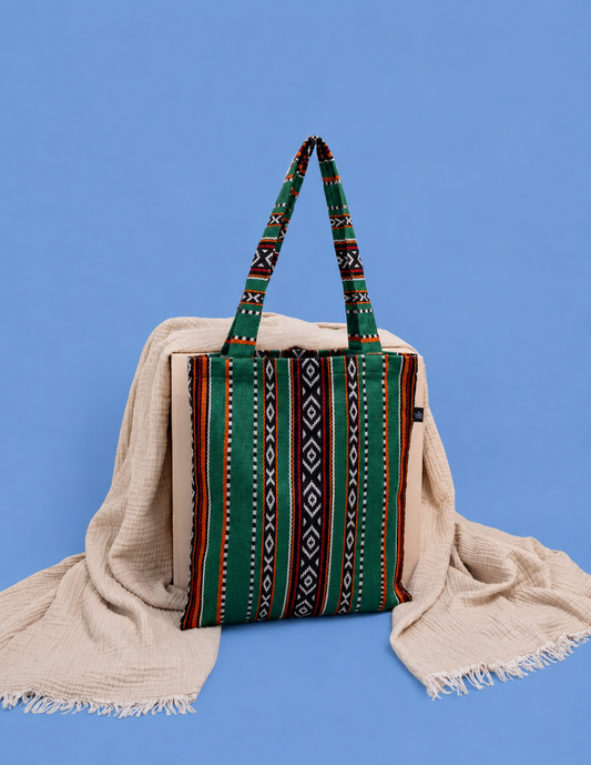 Green Sadu Tote