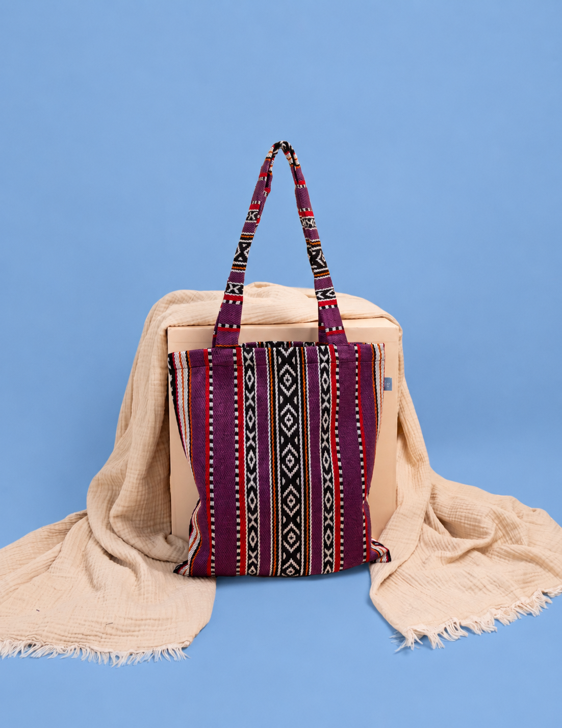 Purple Sadu Tote