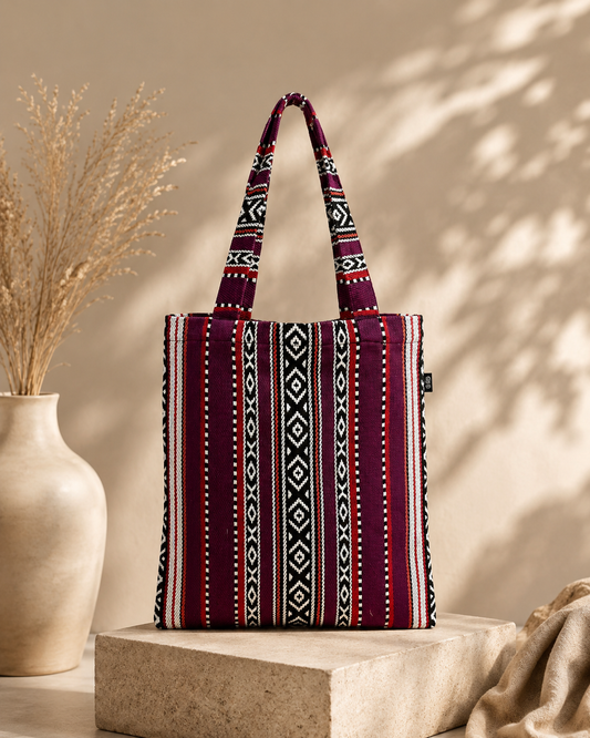 Purple Sadu Tote