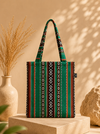 Green Sadu Tote