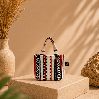 Beige Sadu Mini Tote