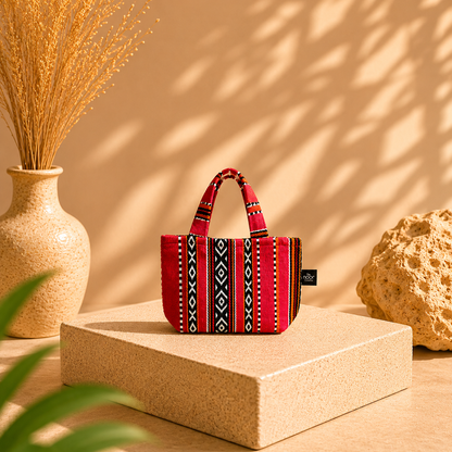 Red Sadu Mini Tote