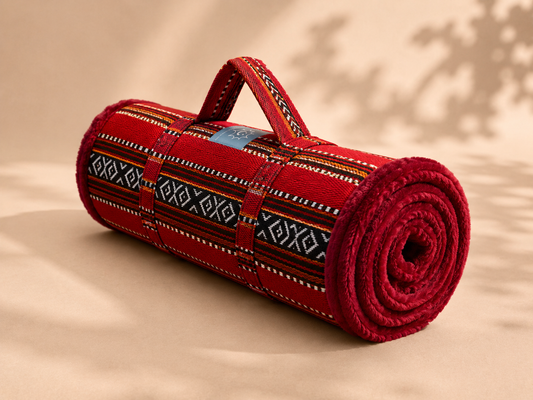 Red Sadu Blanket