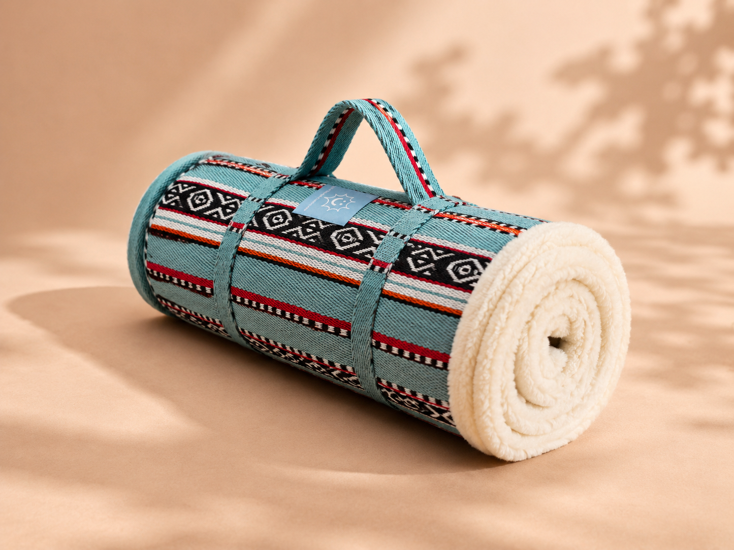 Turquoise Sadu Blanket