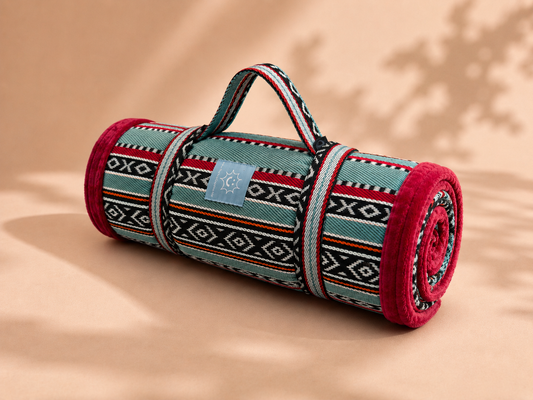 Turquoise Sadu Blanket