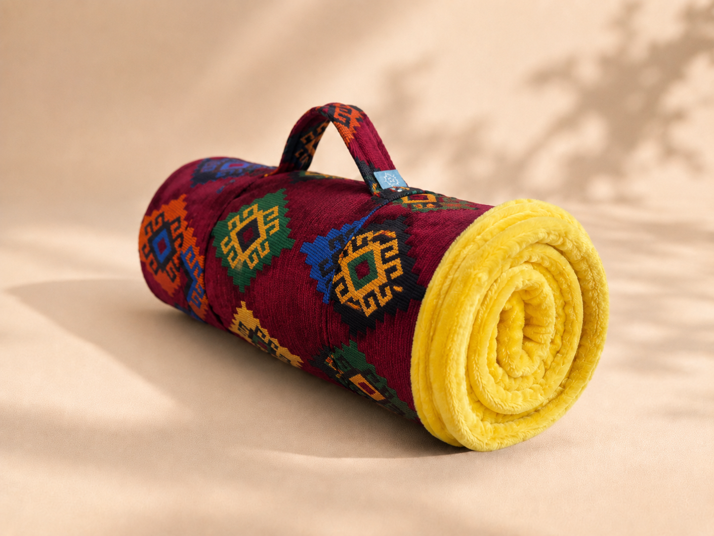 Maroon Karawana Blanket