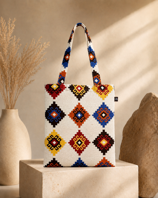 Cream Karawana Tote