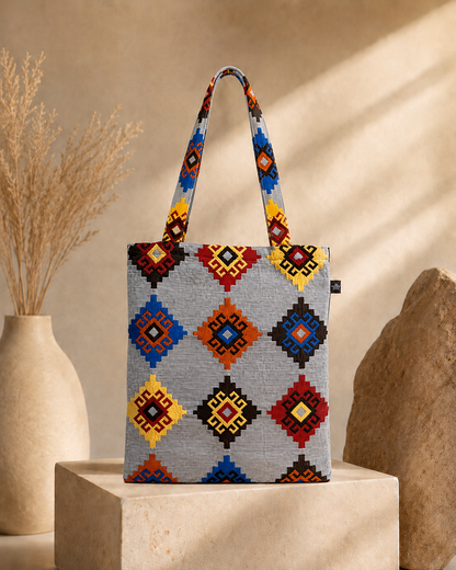 Light Grey Karawana Tote