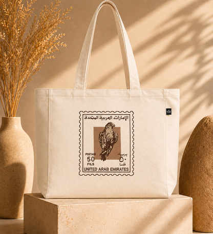 Large Falcon Stamp Tote