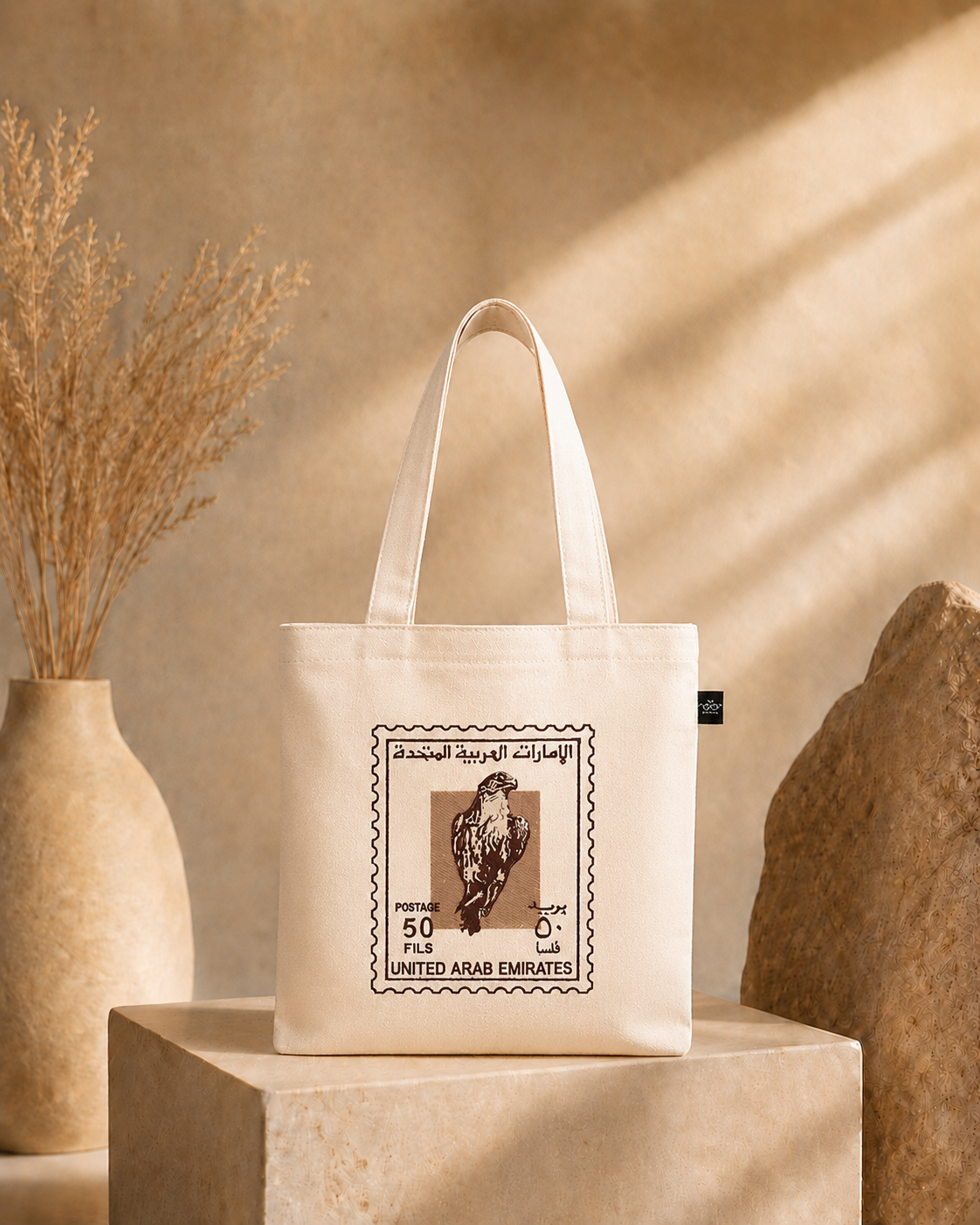 Small Falcon Stamp Tote