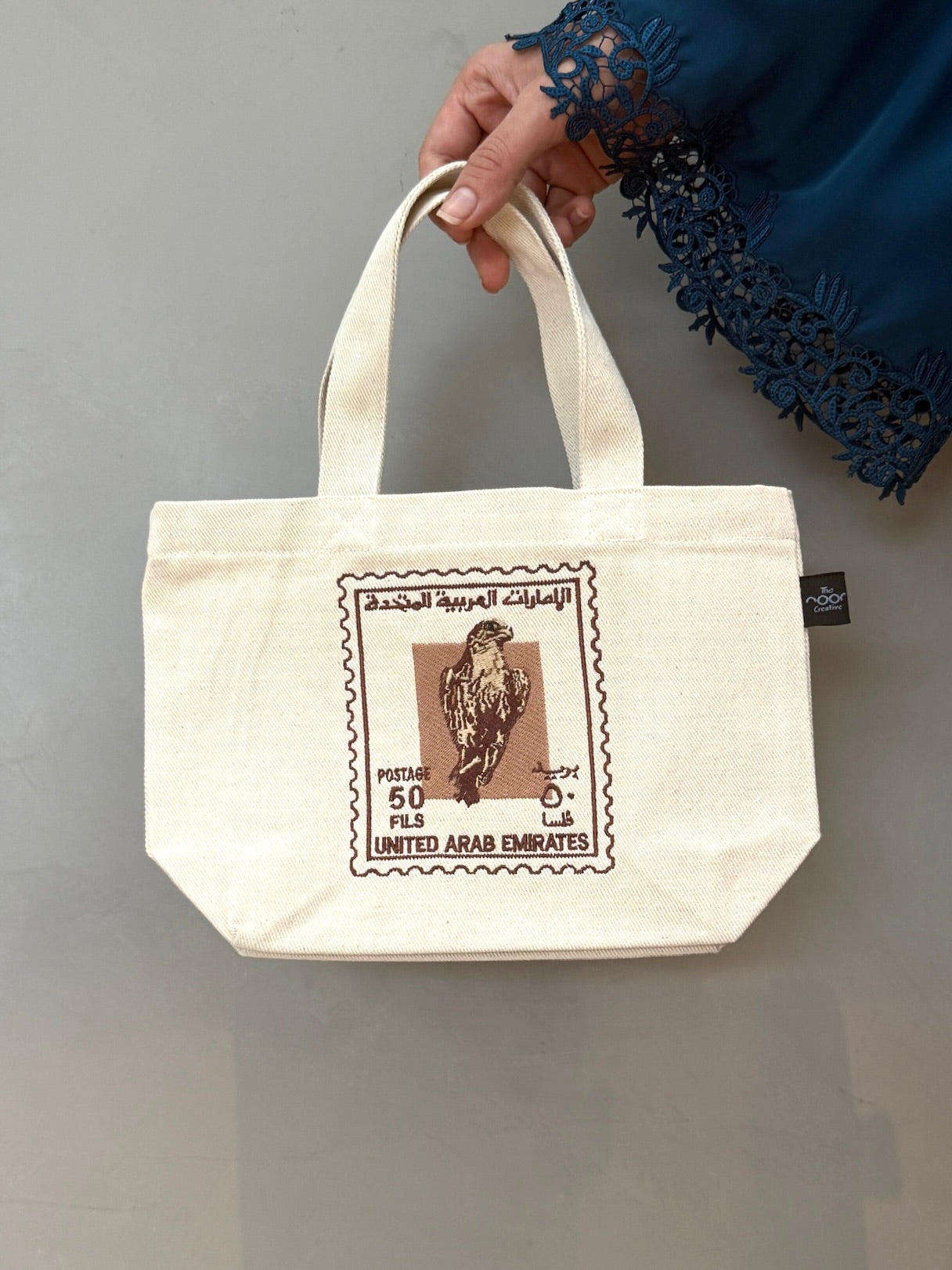 Custom Falcon Stamp Tote Bag
