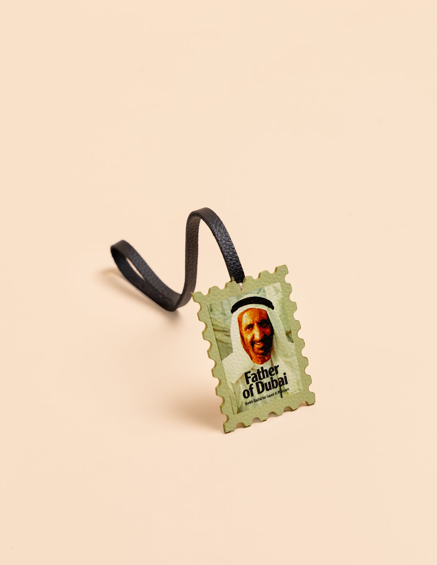 Father Of Dubai Leather Charm